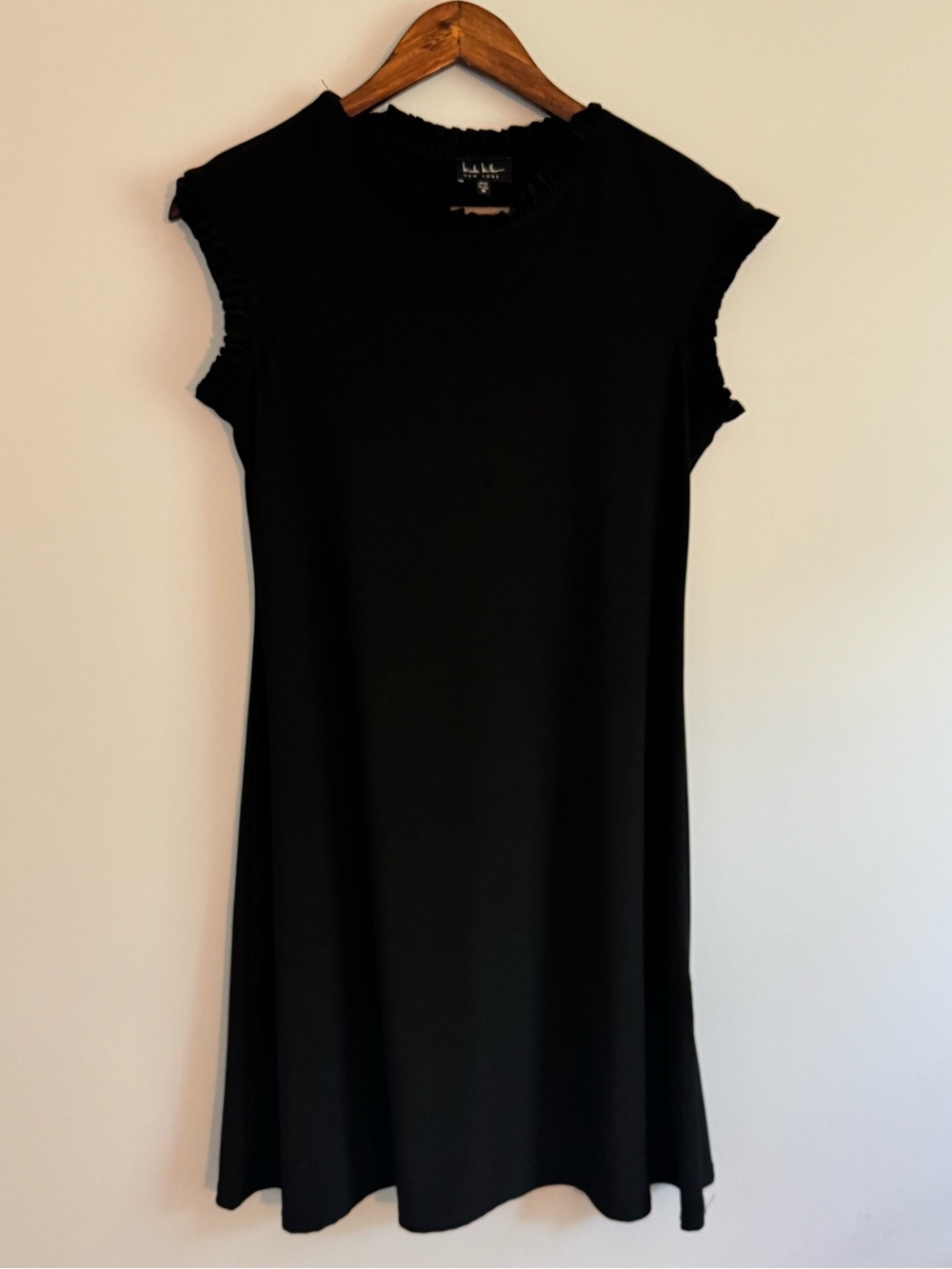 Nicole Miller Black Sleeveless Mini Dress